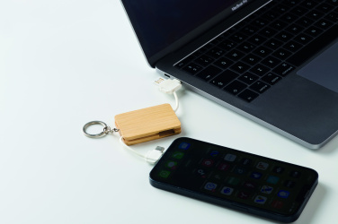 Logotrade promotional product picture of: Key ring charging cable