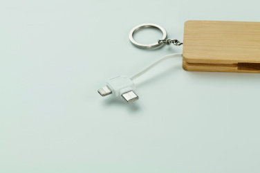 Logotrade promotional items photo of: Key ring charging cable