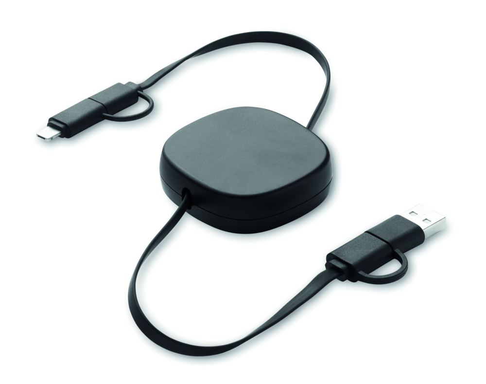 Logotrade business gift image of: 60W retractable charging cable