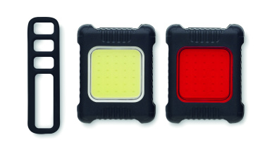 Logo trade promotional gift photo of: Rechargeable bike light set