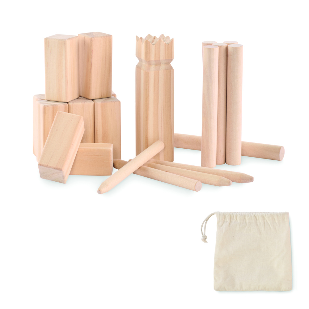 Logo trade promotional products image of: Pinewood outdoor throwing game