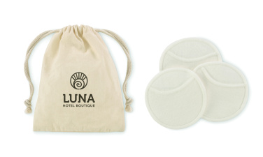 Logo trade promotional giveaway photo of: Reusable face cleaning pad set