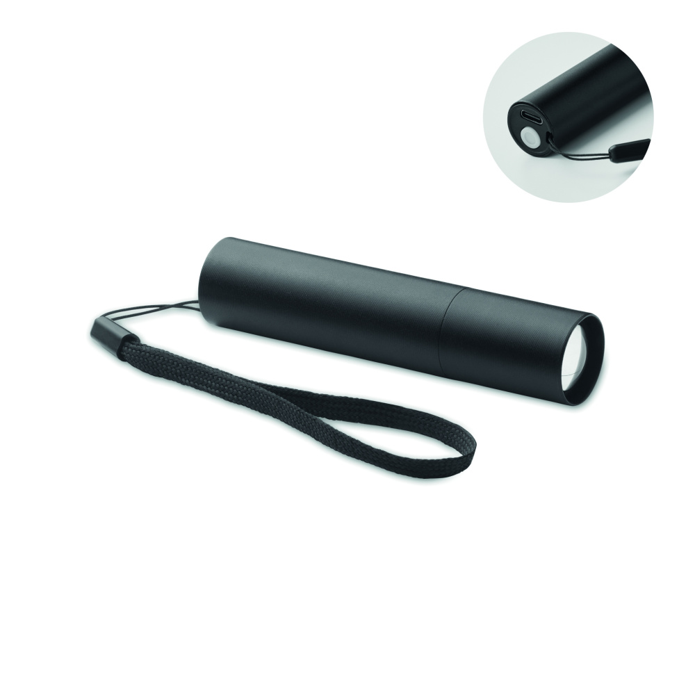 Logotrade promotional gifts photo of: Aluminium rechargeable torch