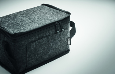 Logo trade promotional giveaways picture of: RPET felt cooler bag
