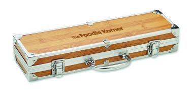 Logo trade corporate gifts picture of: Stainless steel barbecue tools