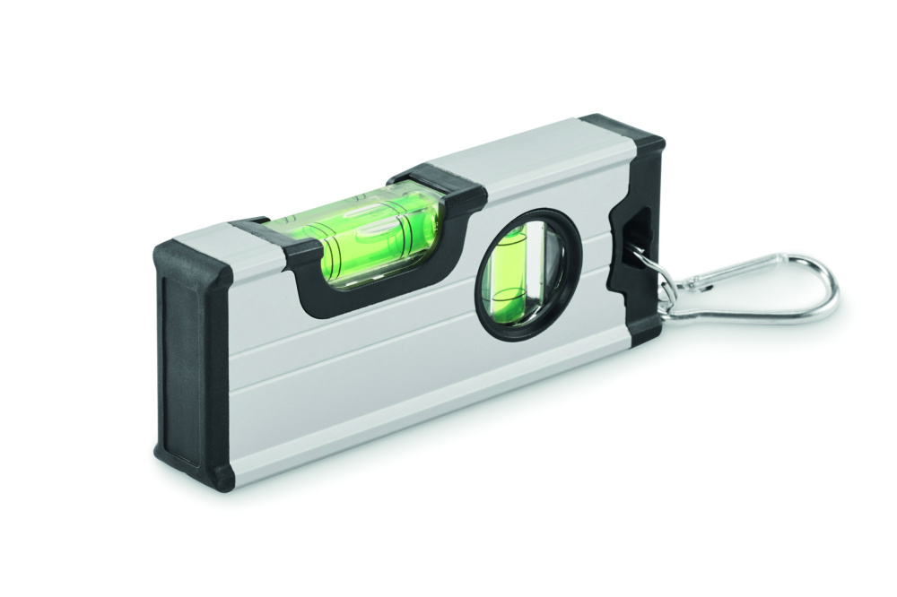 Logo trade promotional gift photo of: Mini magnetic aluminium level