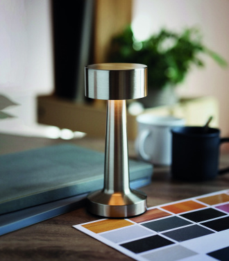 Logo trade promotional item photo of: Rechargeable iron table lamp