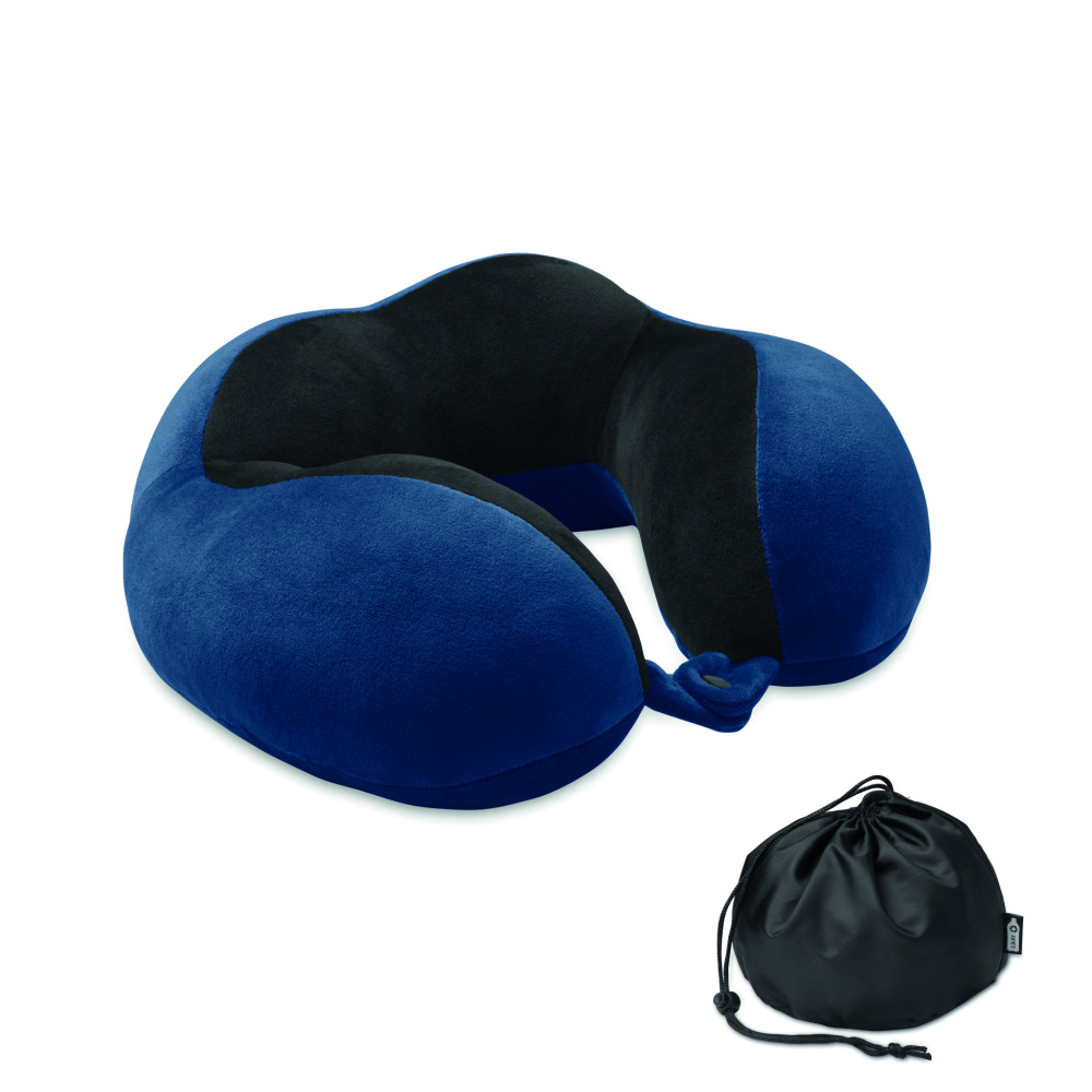 Logo trade promotional item photo of: Travel pillow in foam