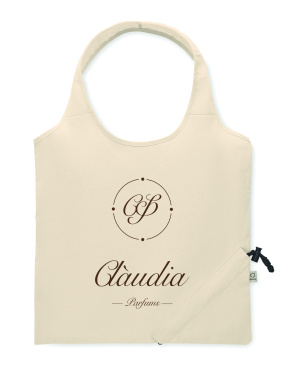 Logo trade promotional items image of: Foldable shopping bag 140 gr/m²
