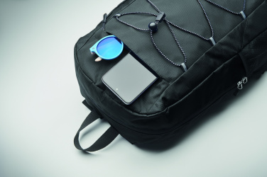 Logotrade advertising products photo of: 600D RPET polyester backpack