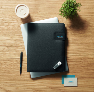 Logotrade promotional item image of: A4 folder and wireless charger