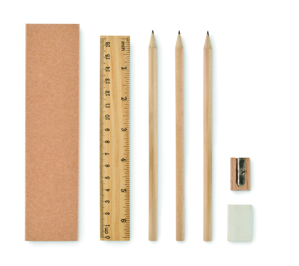 Logotrade promotional item image of: Paper box stationery set
