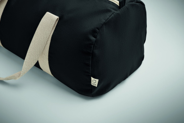 Logo trade promotional merchandise photo of: Recycled cotton sports bag