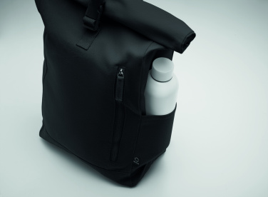 Logotrade promotional product picture of: Roll top backpack 390 gr/m²