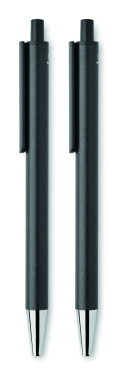 Logo trade corporate gifts image of: Recycled aluminium pen set