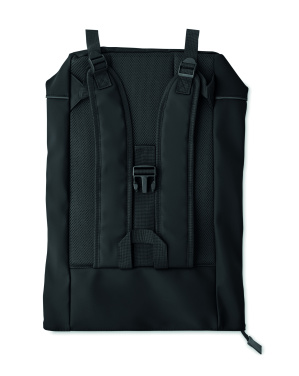 Logotrade advertising product image of: Laptop 15" roll top PU backpack