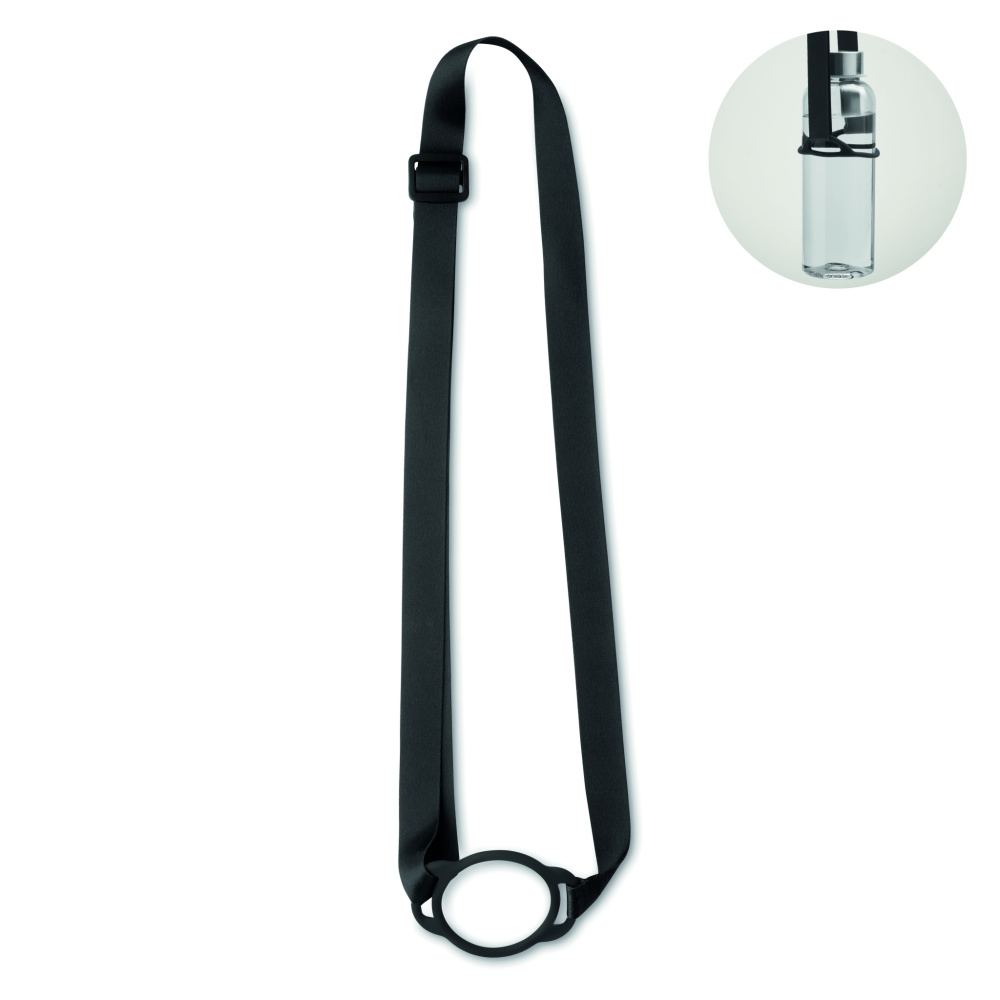 Logo trade promotional item photo of: Lanyard with cup holder 6cm