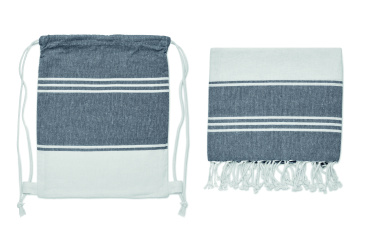 Logotrade promotional merchandise image of: Hammam towel drawstring set