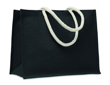Logotrade promotional item image of: Jute bag with cotton handle
