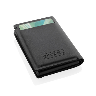 Logo trade promotional gifts image of: Seekcard RCS rpolyester card wallet with worldwide locating