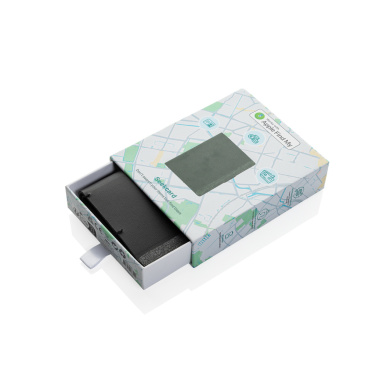 Logotrade promotional item image of: Seekcard RCS rpolyester card wallet with worldwide locating