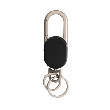 Logo trade promotional merchandise picture of: Keyfinder keychain with worldwide locating and USB C
