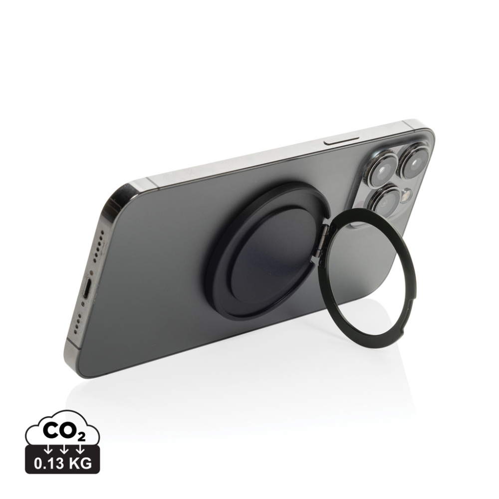 Logotrade advertising products photo of: Terra Magnetic RCS rplastic magnetic phone holder with ring