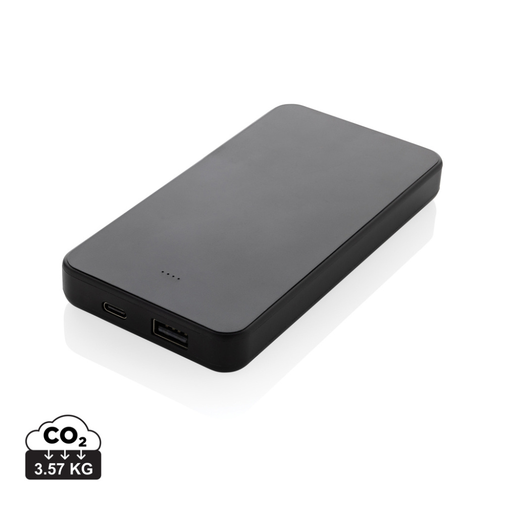 Logo trade promotional gift photo of: Boostcore RCS recycled plastic powerbank 10.000mAh USB C