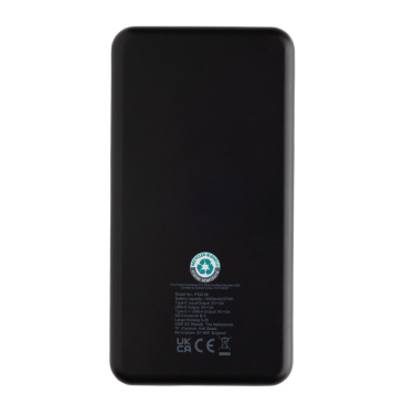 Logo trade promotional products picture of: Boostcore RCS recycled plastic powerbank 10.000mAh USB C