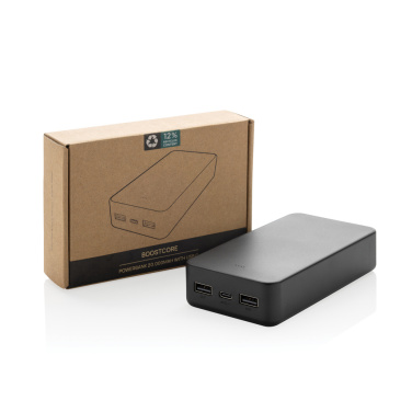 Logo trade promotional products image of: Boostcore RCS recycled plastic powerbank 20.000mAh USB C