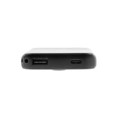 Logo trade promotional giveaways image of: Stellar RCS recycled plastic 5000 mah 5W magnetic powerbank