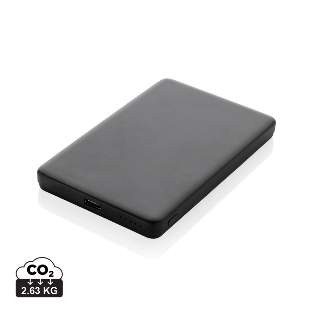 Logotrade advertising product image of: Orion RCS recycled aluminum 5000 mah 5W magnetic powerbank