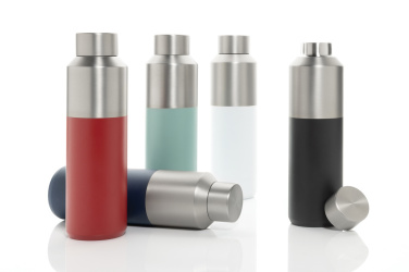 Logotrade promotional gift picture of: Fluid RCS certified recycled steel water bottle 600ml