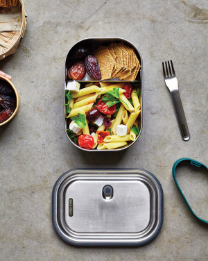 Logo trade promotional products picture of: Black+Blum Stainless Steel Lunch Box Large