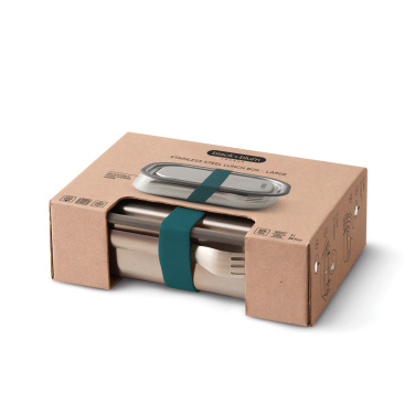 Logotrade promotional merchandise image of: Black+Blum Stainless Steel Lunch Box Large