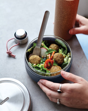 Logo trade advertising products image of: Black+Blum Glass Lunch Bowl 750ml
