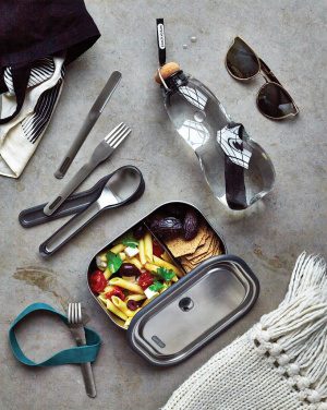 Logo trade promotional items image of: Black+Blum Cutlery Set