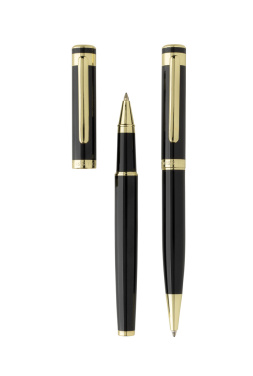 Logotrade promotional giveaways photo of: Swiss Peak Luca RCS recycled brass deluxe pen set