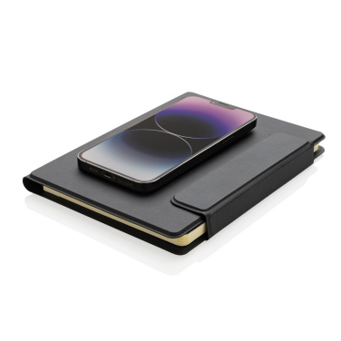 Logotrade business gift image of: Stuart RCS certified RPU magnetic A5 portfolio