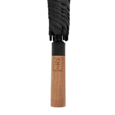 Logo trade advertising product photo of: Tony  Aware™ RPET 30 inch acacia auto open umbrella