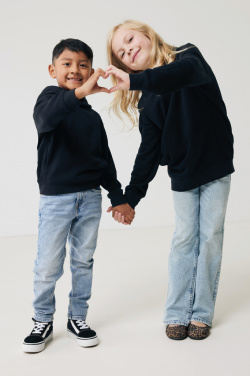 Logotrade promotional gift image of: Iqoniq Yengo kids recycled cotton hoodie with sidepockets