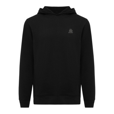 Logo trade promotional merchandise photo of: Iqoniq Yengo recycled cotton hoodie with sidepockets