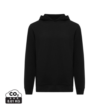 Logo trade promotional giveaways image of: Iqoniq Yengo recycled cotton hoodie with sidepockets