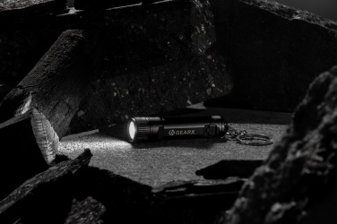 Logo trade promotional giveaway photo of: Gear X rechargeable ultra bright keychain torch