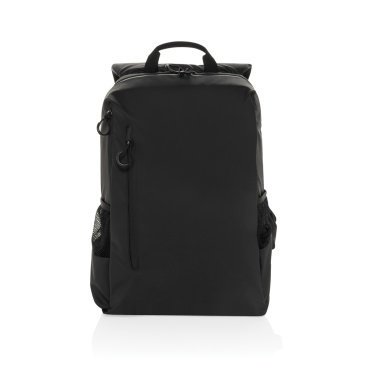 Logotrade promotional giveaway picture of: Lima Aware™ RPET water resistant 15.6 laptop backpack