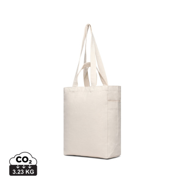 Logo trade promotional gift photo of: VINGA Hilo AWARE™ recycled canvas zip tote