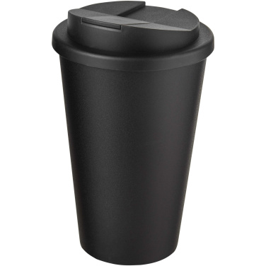 Logo trade promotional items image of: Americano® Eco 350 ml recycled tumbler with spill-proof lid