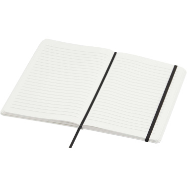 Logotrade advertising product image of: Holm A5 stone paper hard cover notebook with lined pages