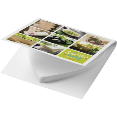 Logotrade promotional item picture of: Sticky-Mate® soft cover heart-shaped sticky notes