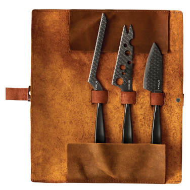 Logotrade business gifts photo of: BOSKA Cheese Knife Set Monaco+ Black